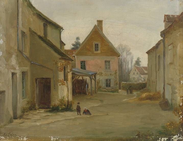 Pierre Edouard Frere Village street